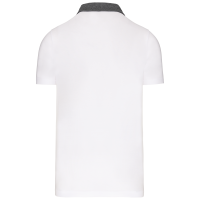 White / Dark Grey Heather